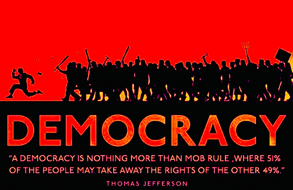 From Republic to Tyrannical Democracy