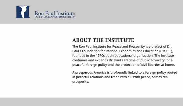 The 2024 Ron Paul Peace and Prosperity Conference | The Liberty Platform Revealed