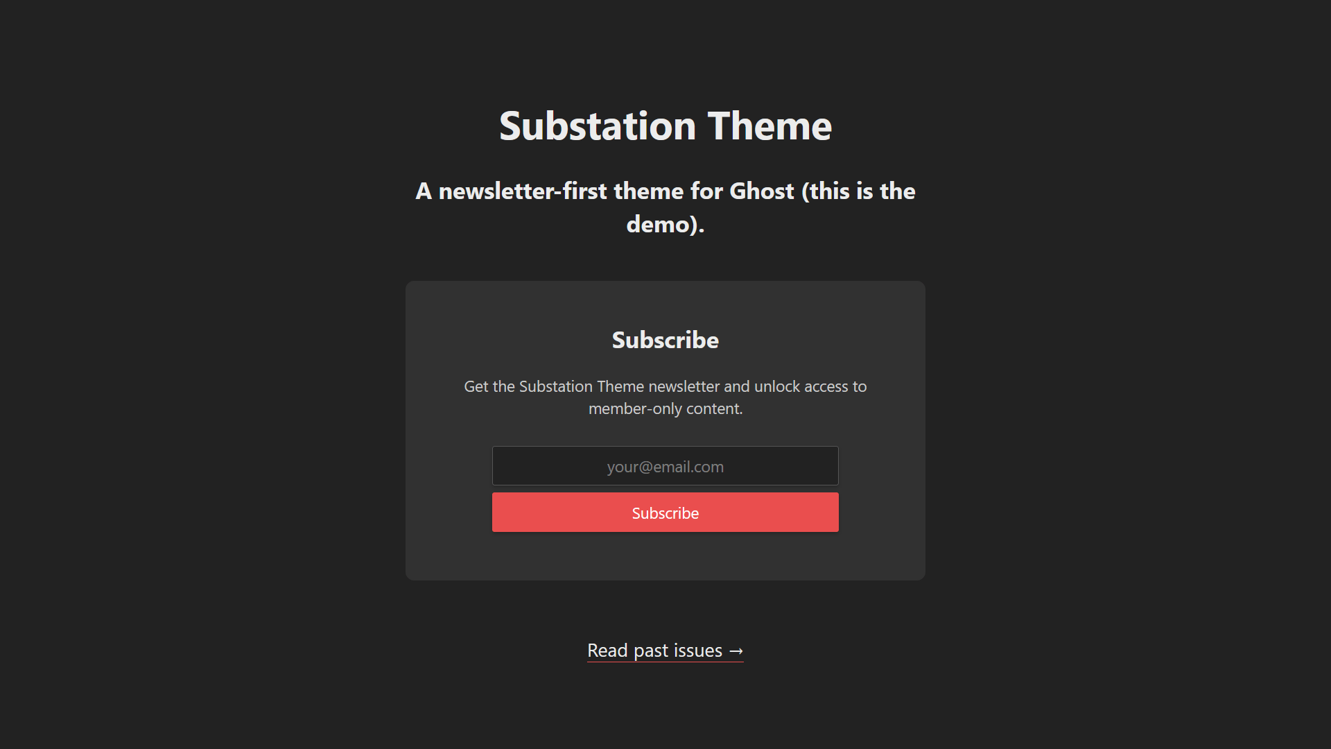 Substation makes Ghost similar to Substack.