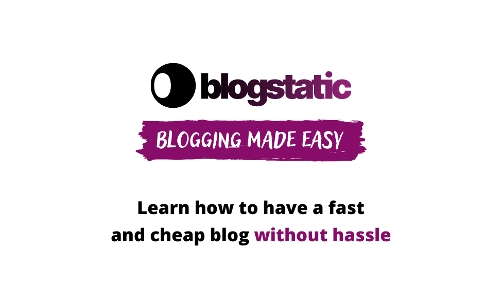 blogstatic review - Blogging made easy and fast