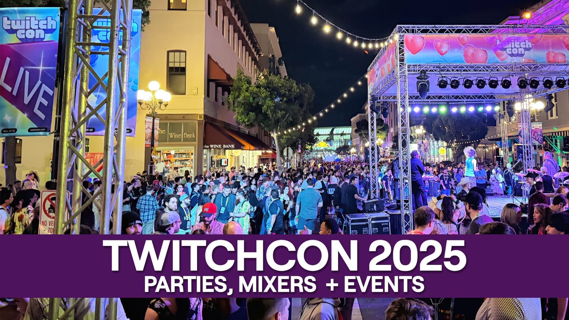 Twitchcon San Diego 2025 Party, Mixers, and Events