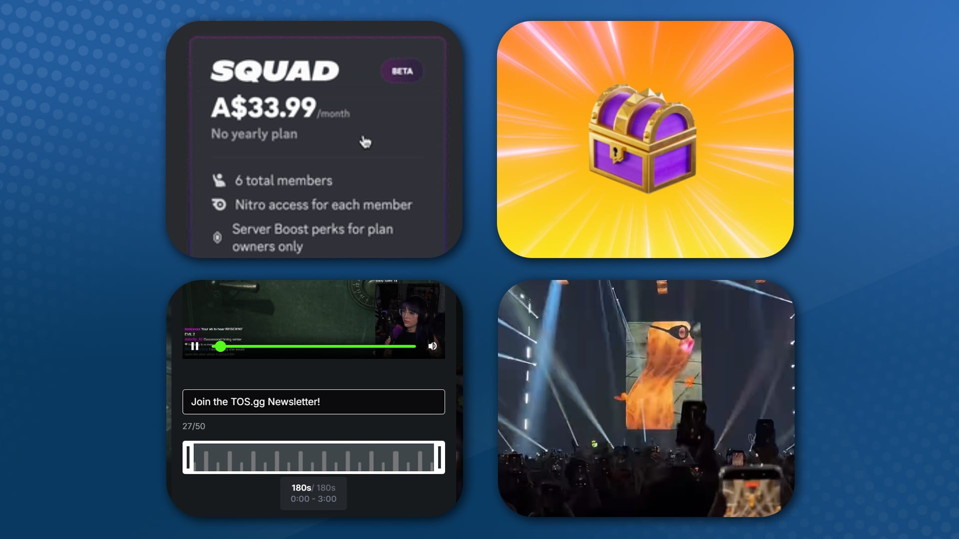 Twitch 70/30 Scare, 180 Second Clips, Discord Squads, + Geega's Sponsorship Startup