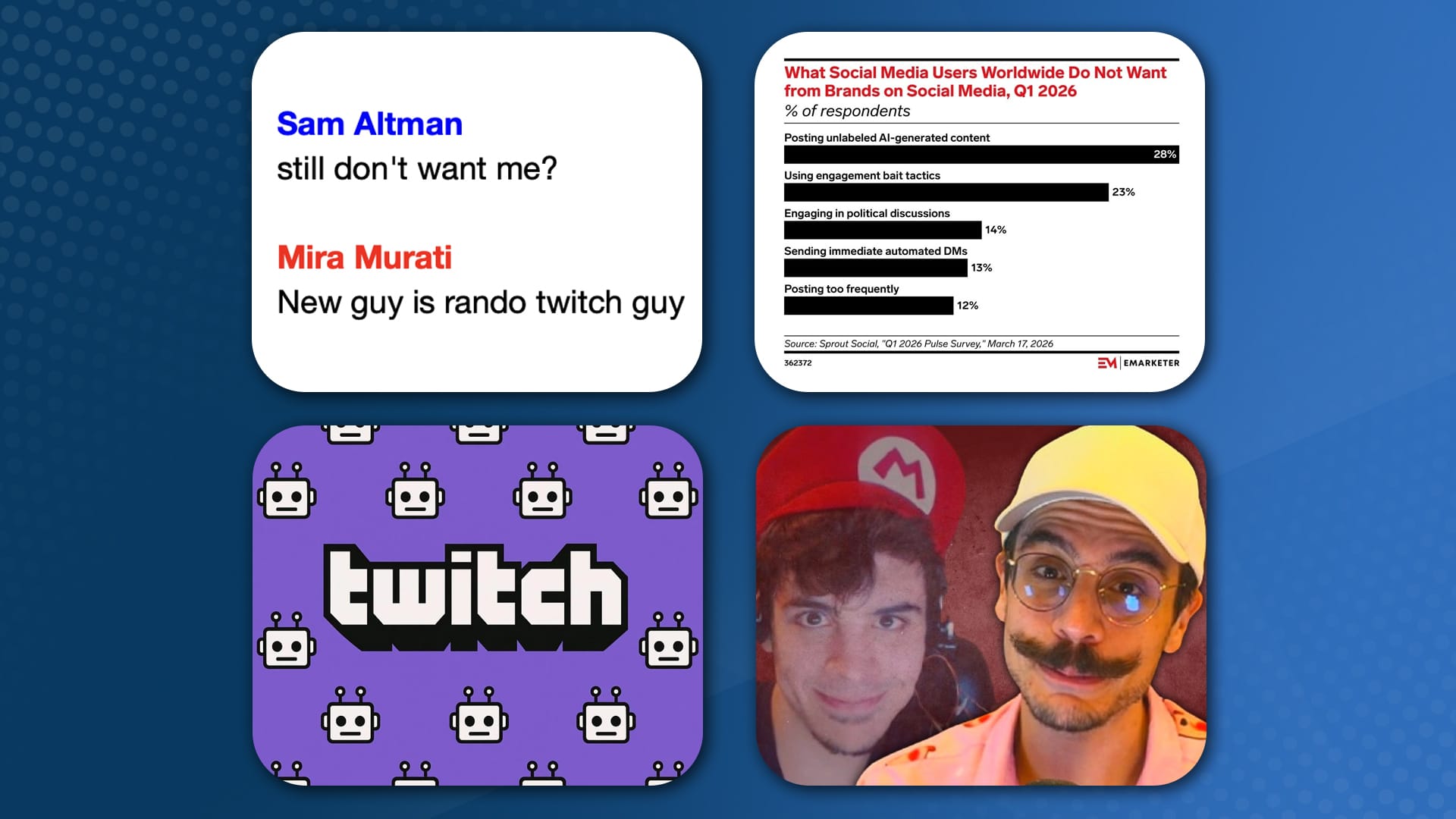 Twitch Caps Viewbotters, Emmett Shear: Rando Twitch Guy, Social Post Icks, and Chilled Chaos Retiring