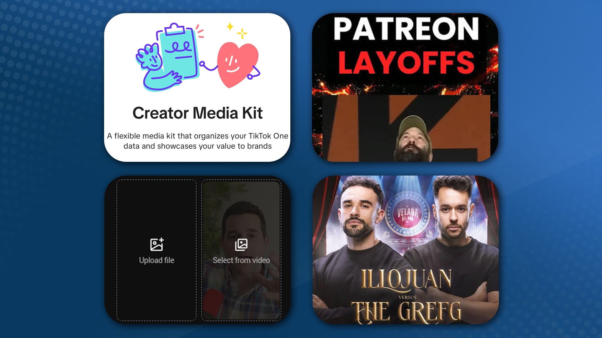 TikTok Media Kits, Patreon Layoffs, Short Thumbnails + La Velada del Año Drops Viewers