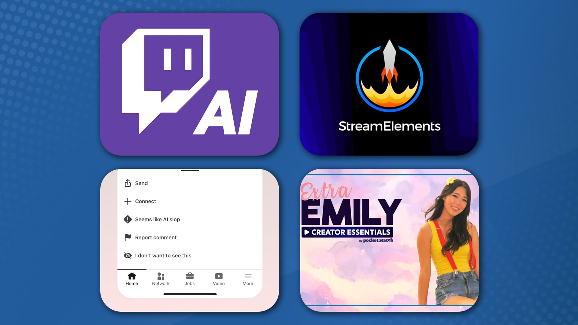 Twitch AI, StreamElements Acquired, LinkedIn Seems Like AI Slop + ExtraEmily's Show on Disney+