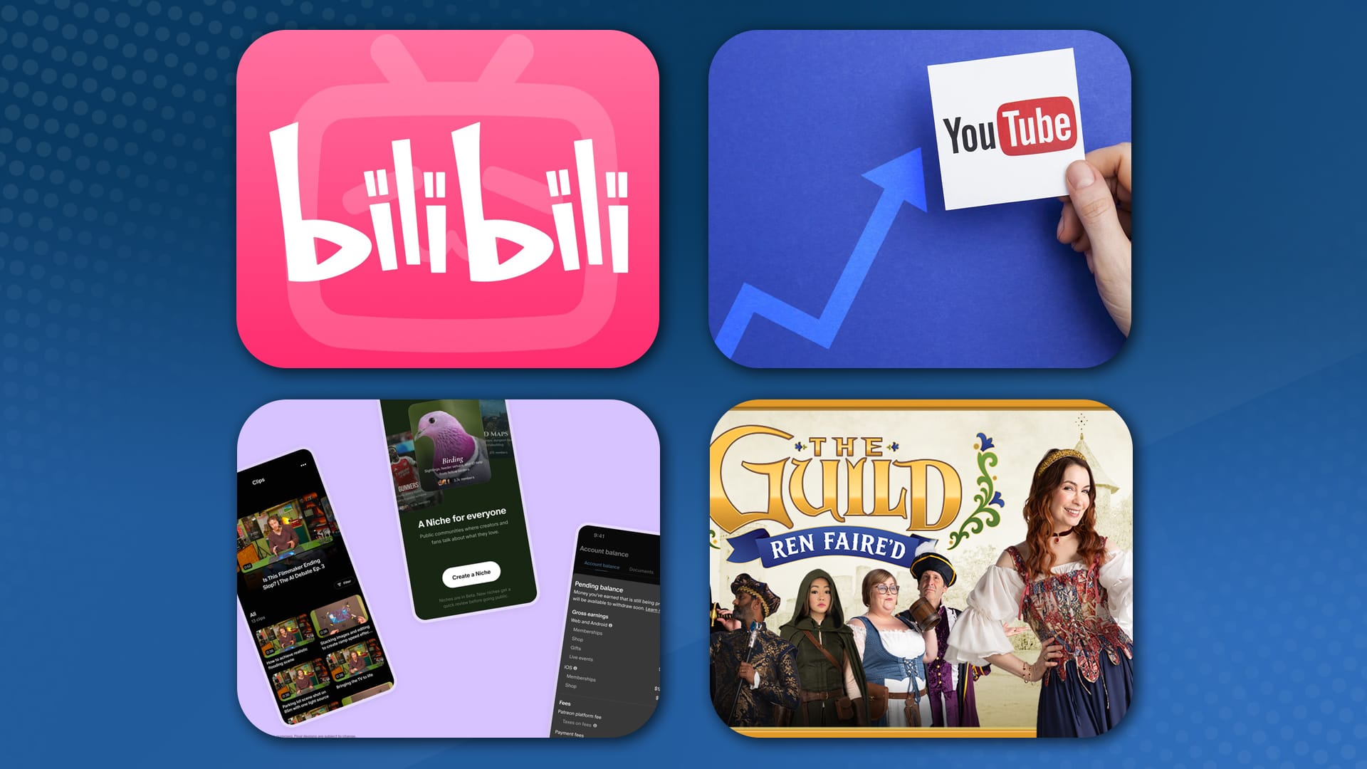 YouTube View Changes, Patreon's New Features, BiliBili Global Expansion + The Guild Kickstarter