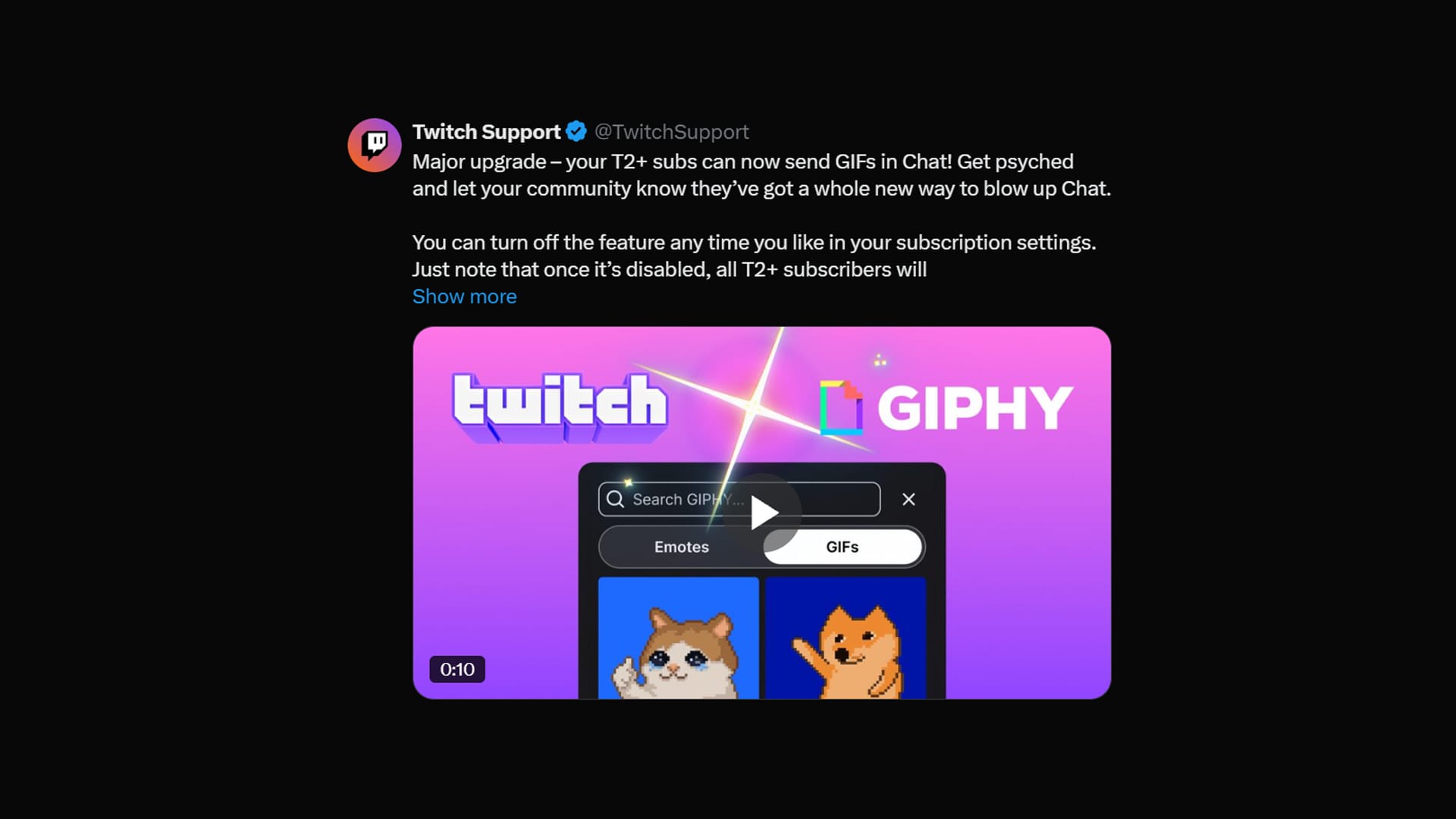 GIFs in Twitch Chat
