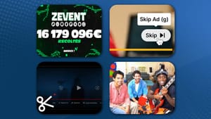 ZEVENT 16M€, Skippable Ads, Netflix Clipping, and Mafiathon Celebs