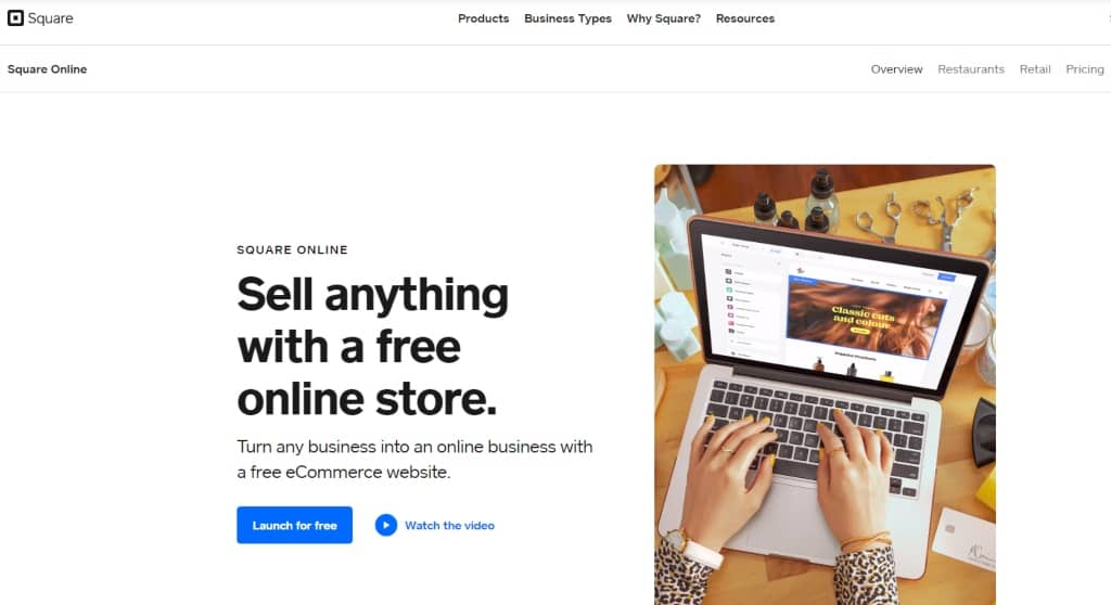 best ecommerce platform - Square screenshot