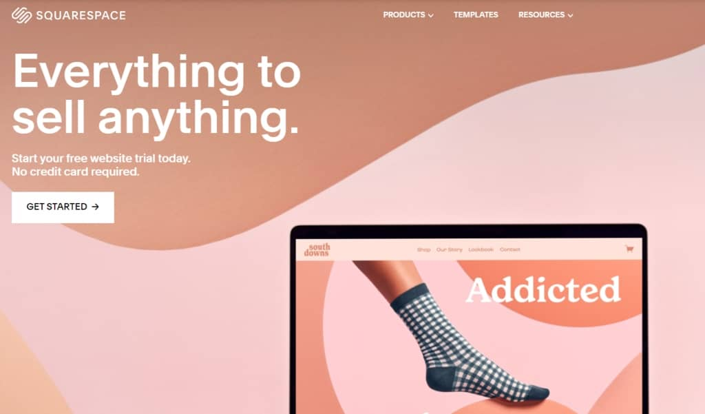 best ecommerce platform - Squarespace screenshot