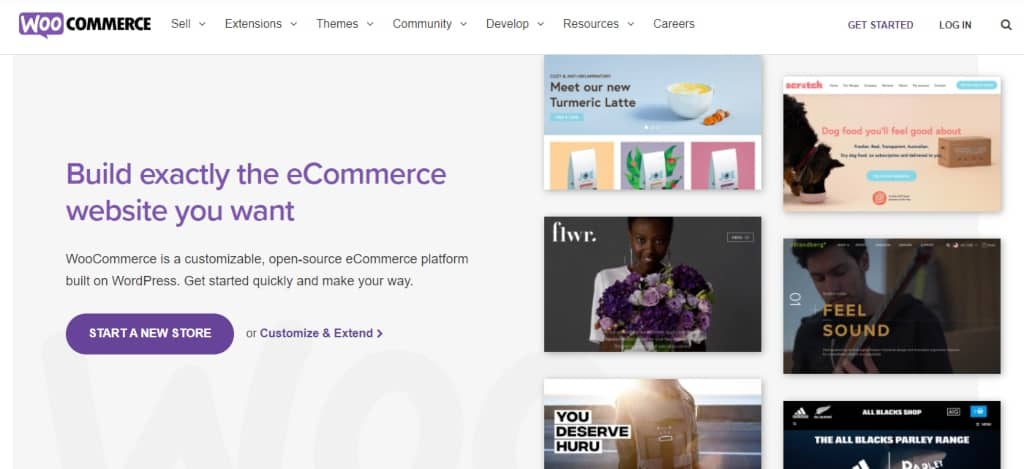 best ecommerce platform - WooCommerce screenshot