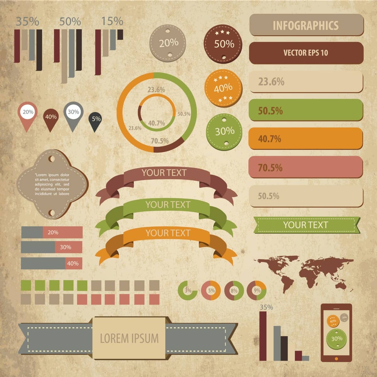 brand awareness - infographic template