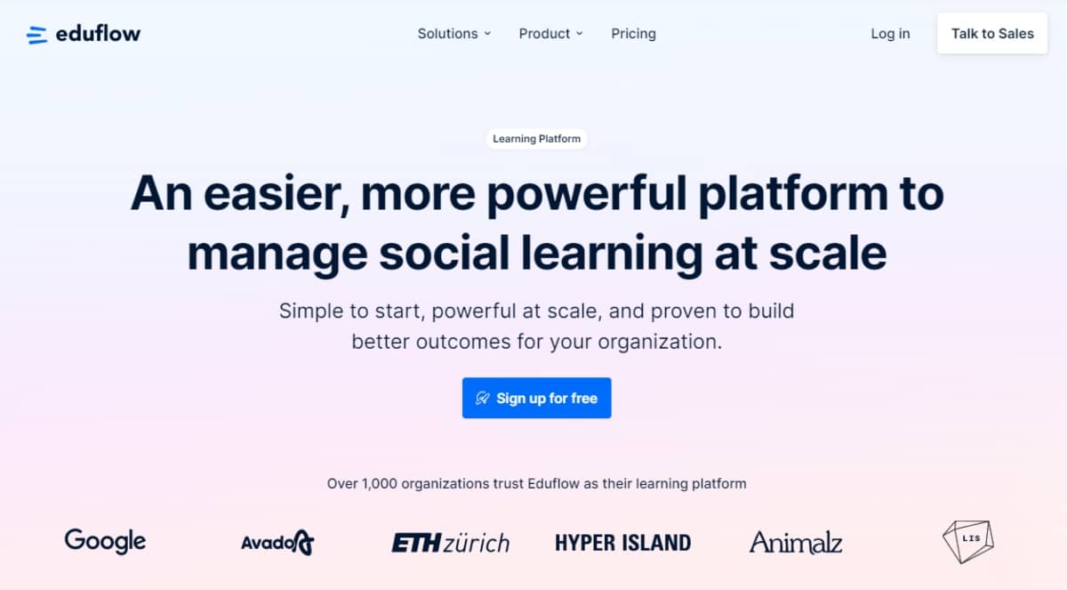 LMS software - Eduflow
