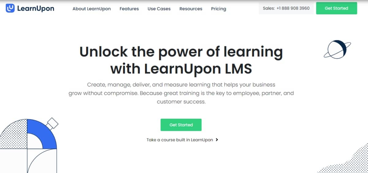 LMS software - LearnUpon screenshot