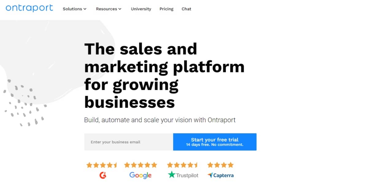 affiliate email marketing - Ontraport screenshot