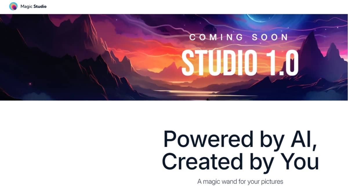 ai tools for social media - Magic Studio screenshot