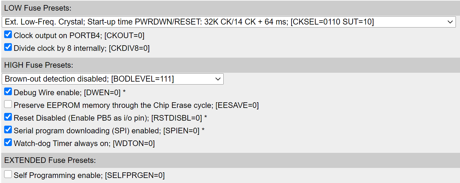 Removing a Curse from ATtiny85 Fuses