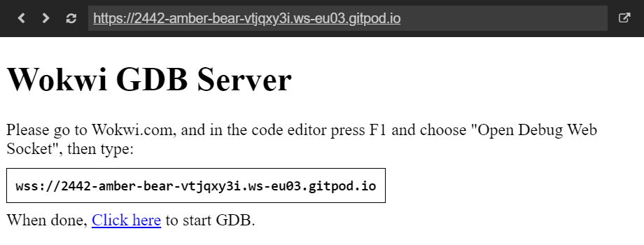 Running GDB in the Browser