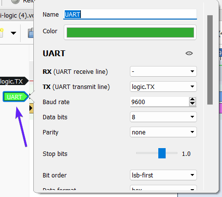 Analyzing UART Messages on Wokwi Logic Analyzer Part 2