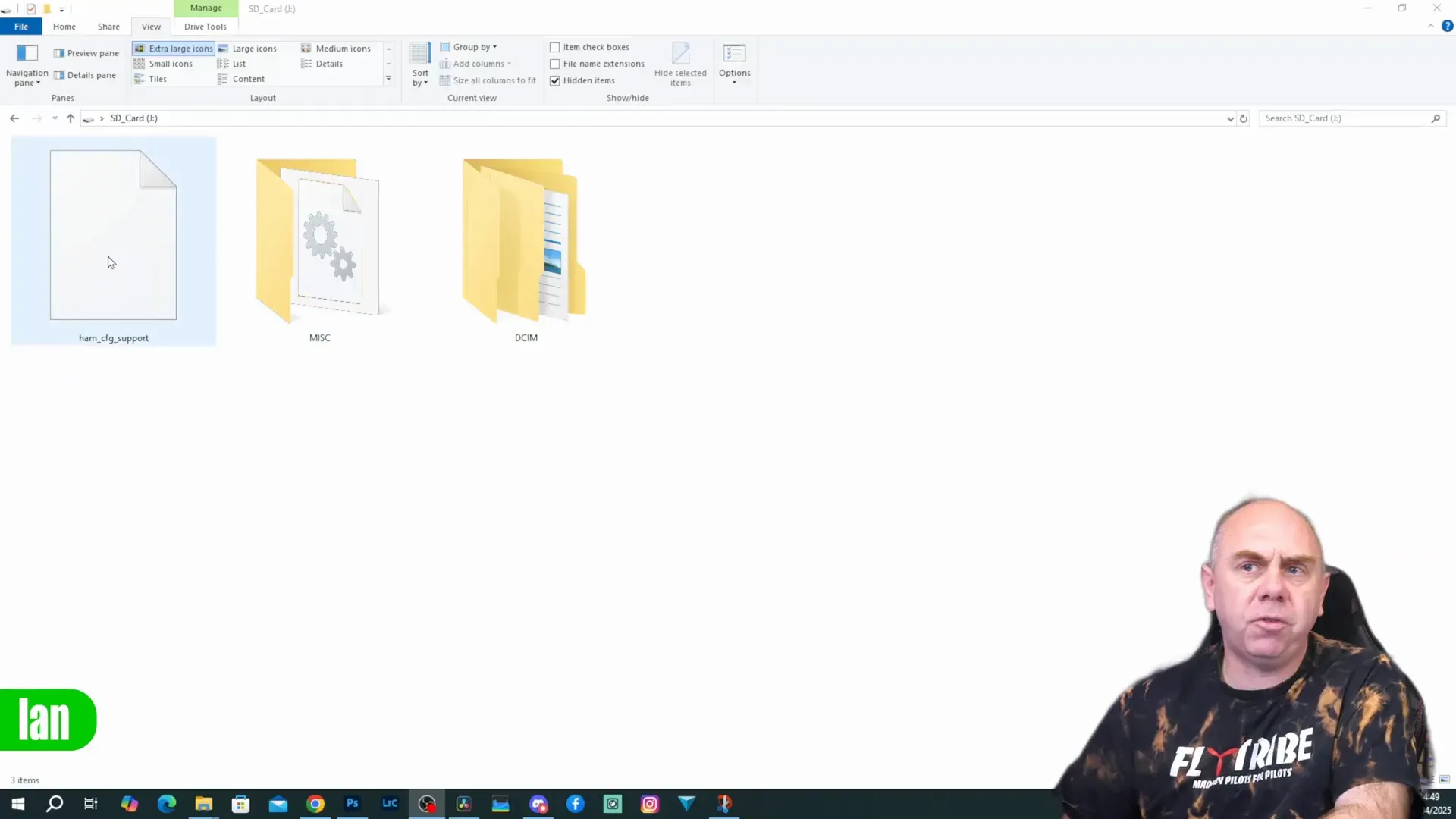 Ham file configuration