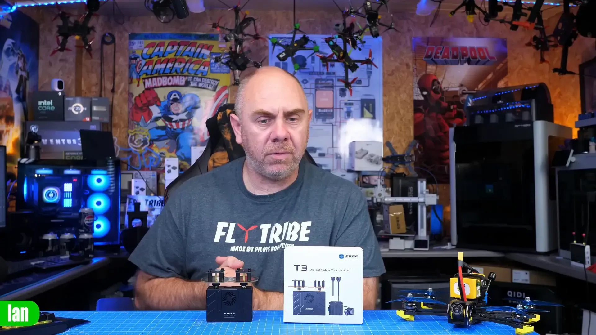 Edge T3 digital FPV system packaging and components