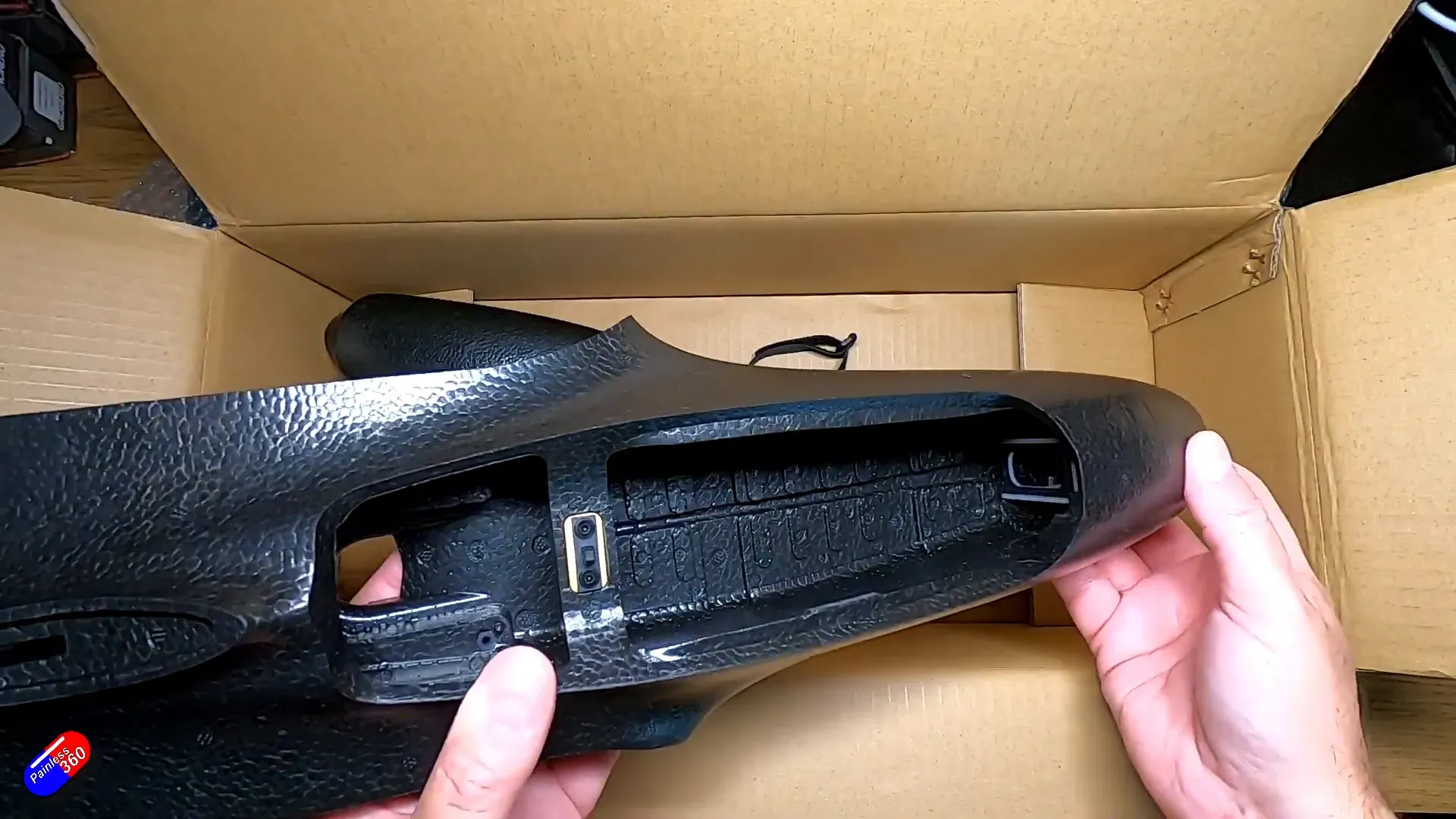 HD camera cage seating into the Chupito nose with airflow openings