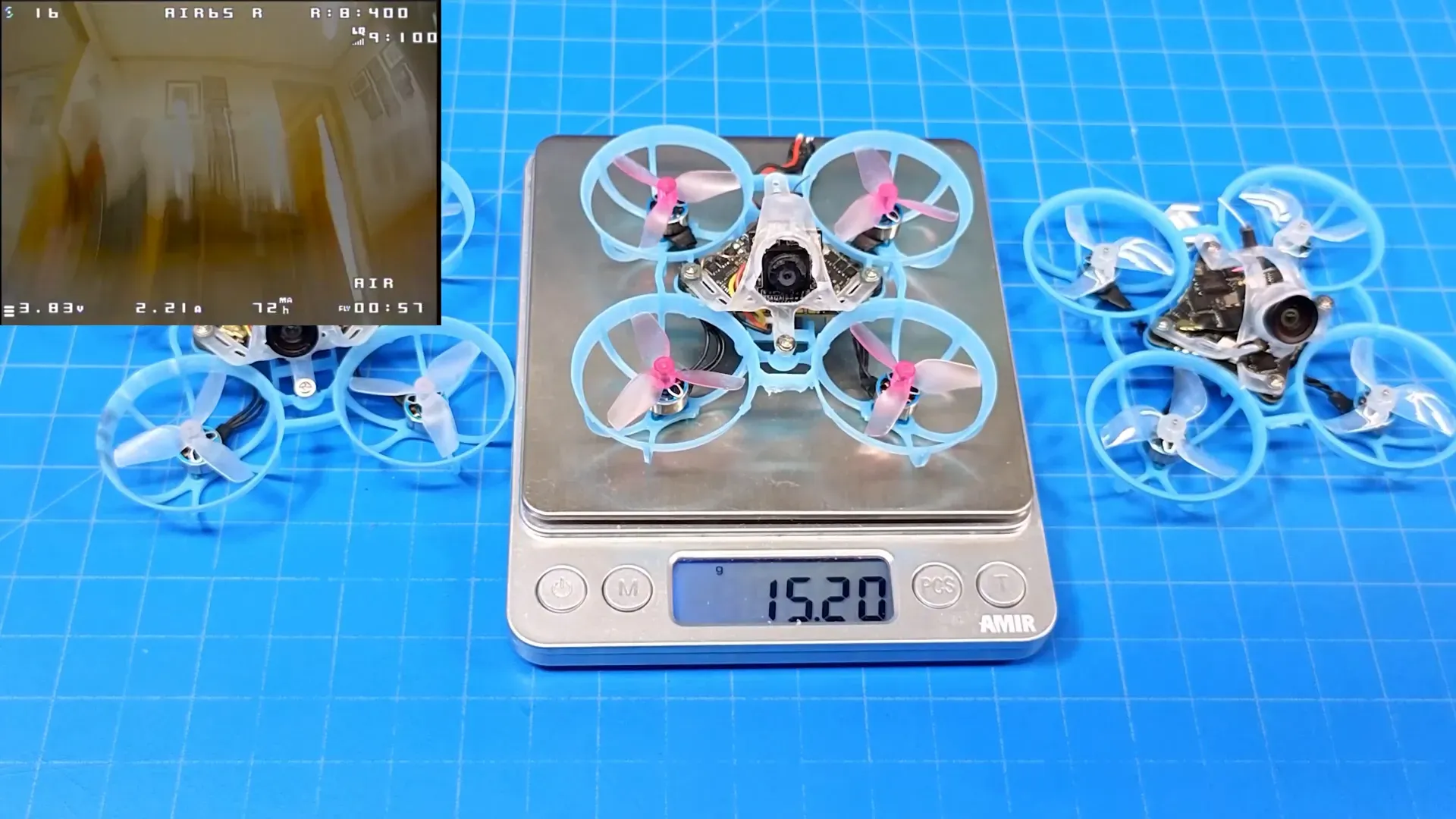 Completed whoop build using Air II frame ready to fly