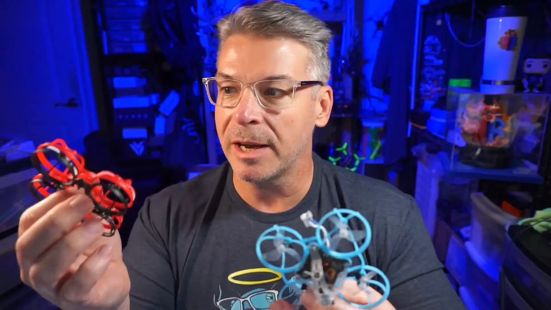 Final shot of the tested Air II whoop next to older model