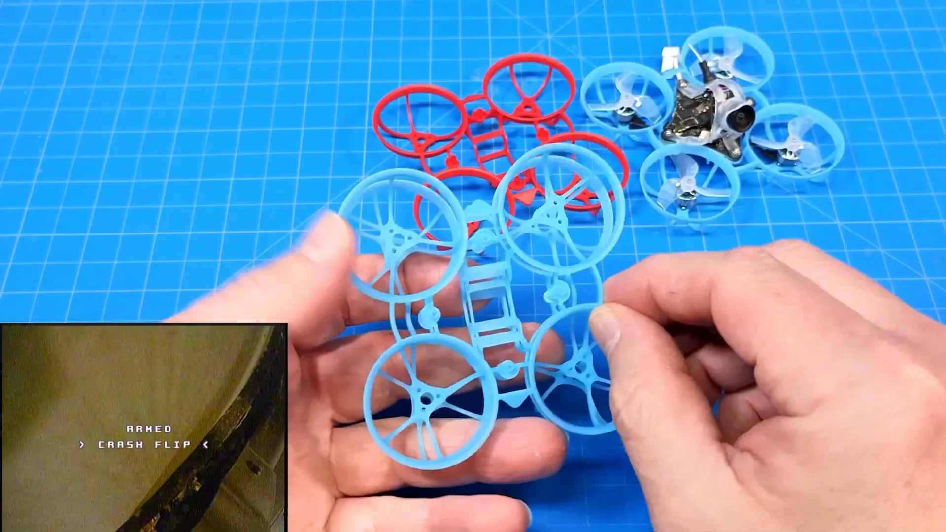 Air II frame showing reduced number of struts