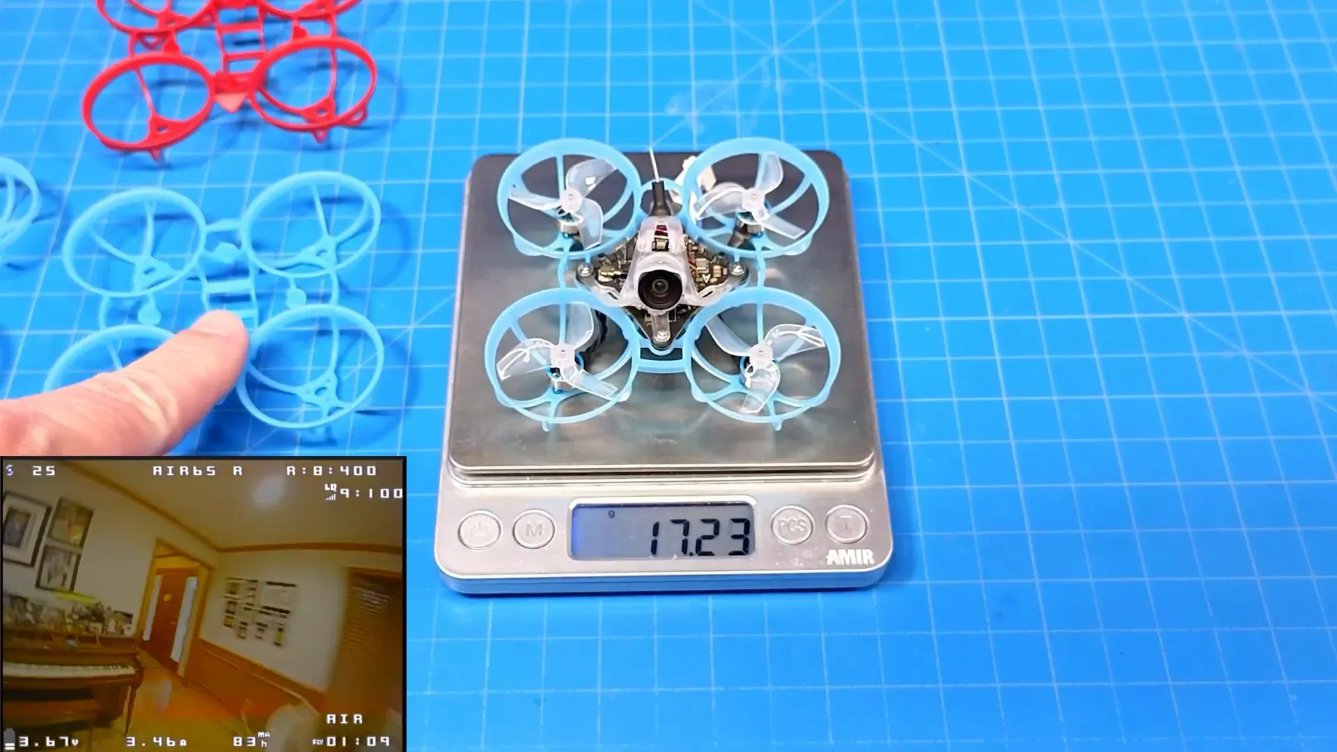 Pilot tuning a controller after swapping frames