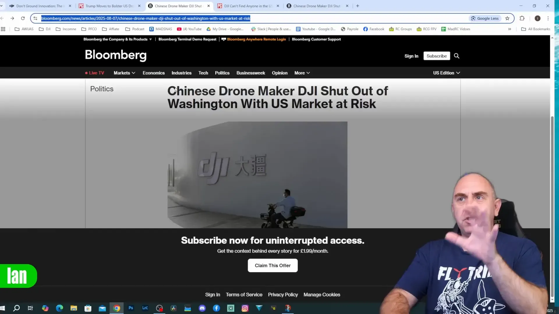DJI representatives struggling to get US government audit talks