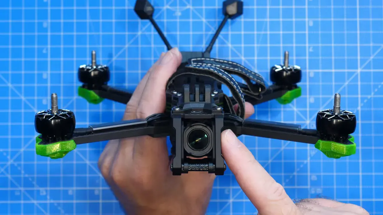 O4 camera and ear unit mounted on top plate