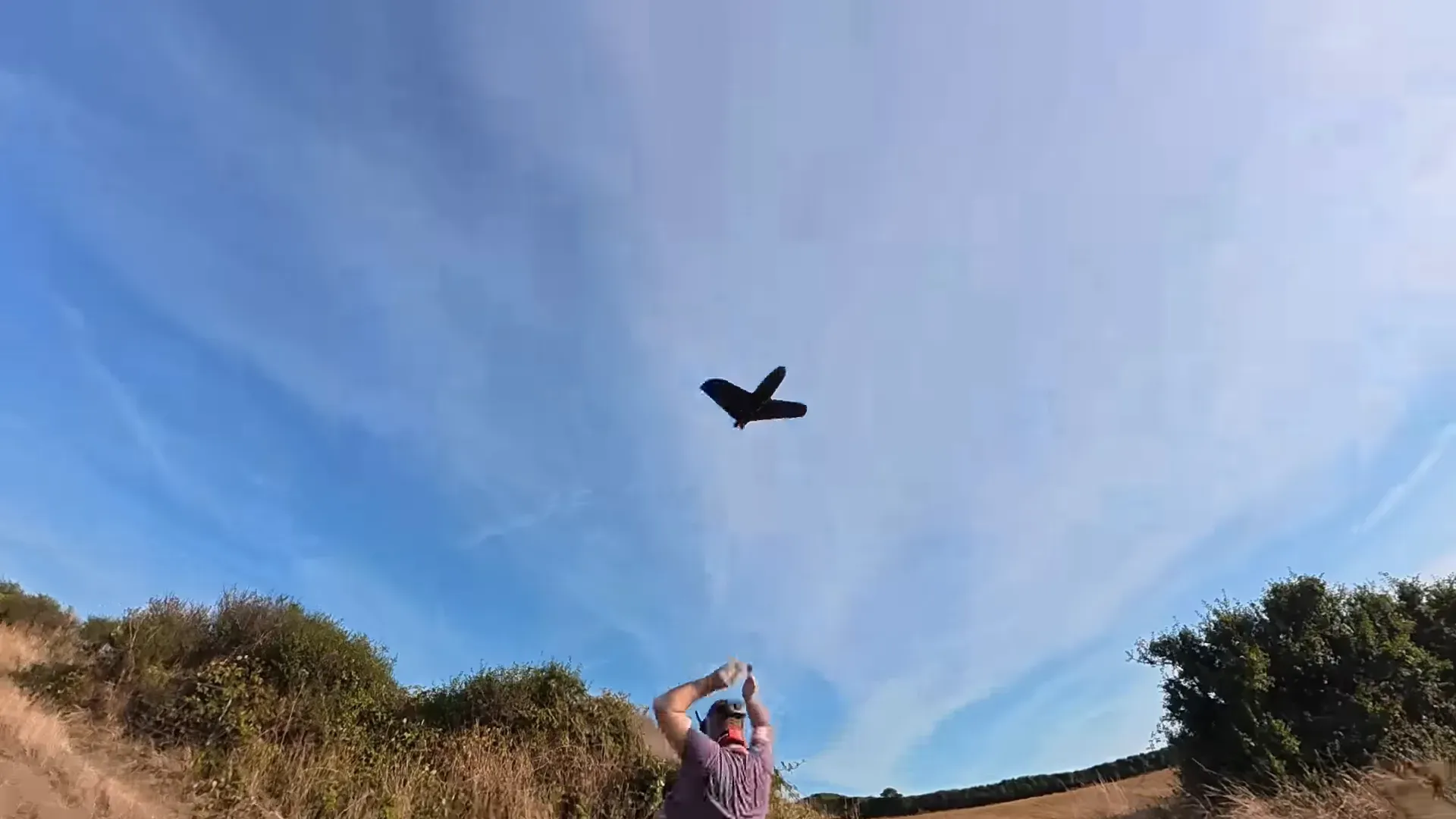Chapito lifting off on maiden flight