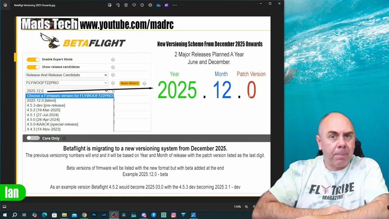 Graphic showing 2025.12.0 breakdown