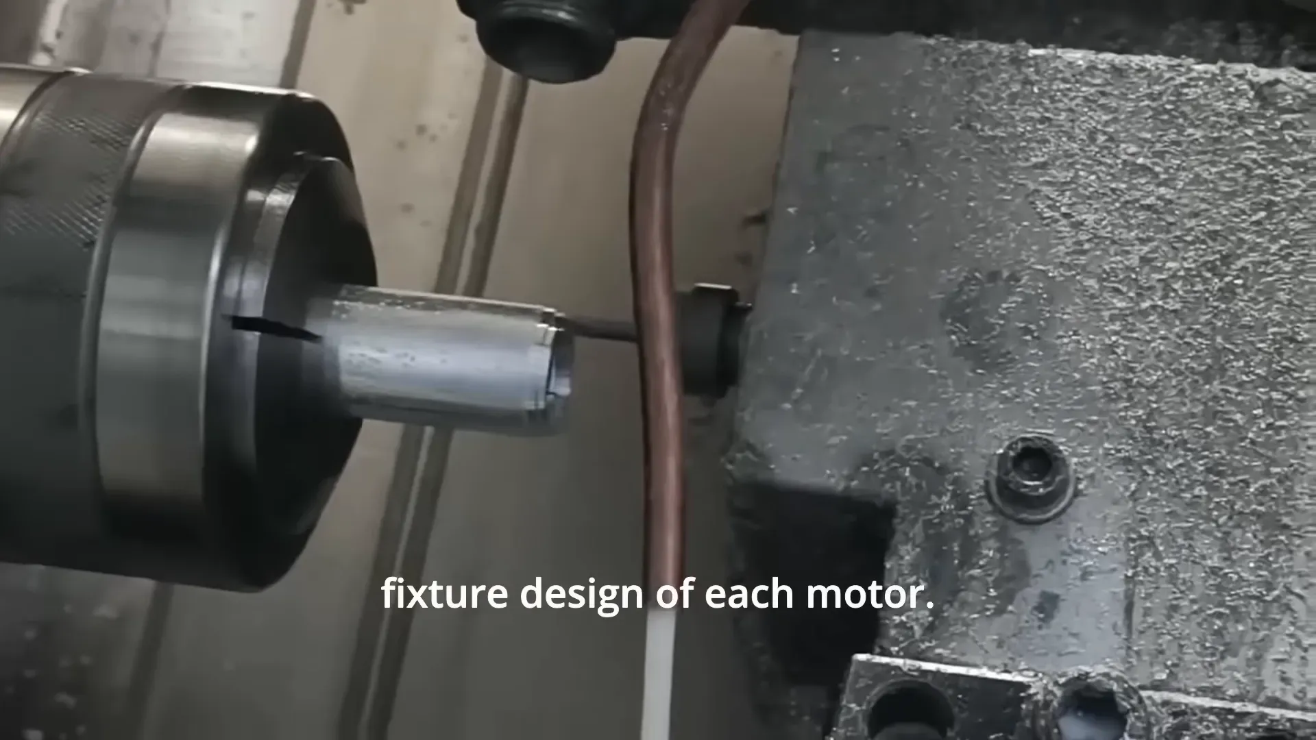 Magnet installation jig in action