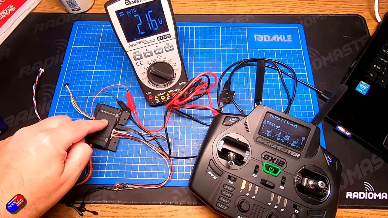 Voltage dropping to ~0.2V after switching VTX power off