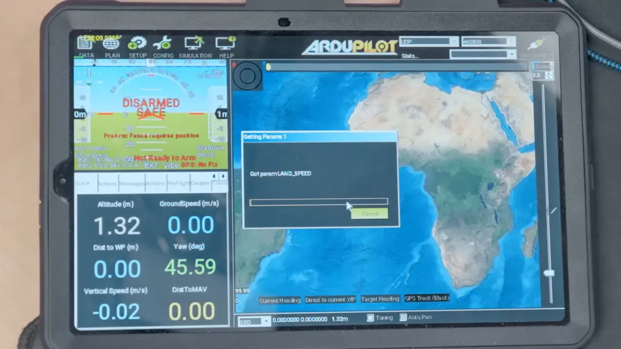 Mission Planner receiving parameters over MAVLink