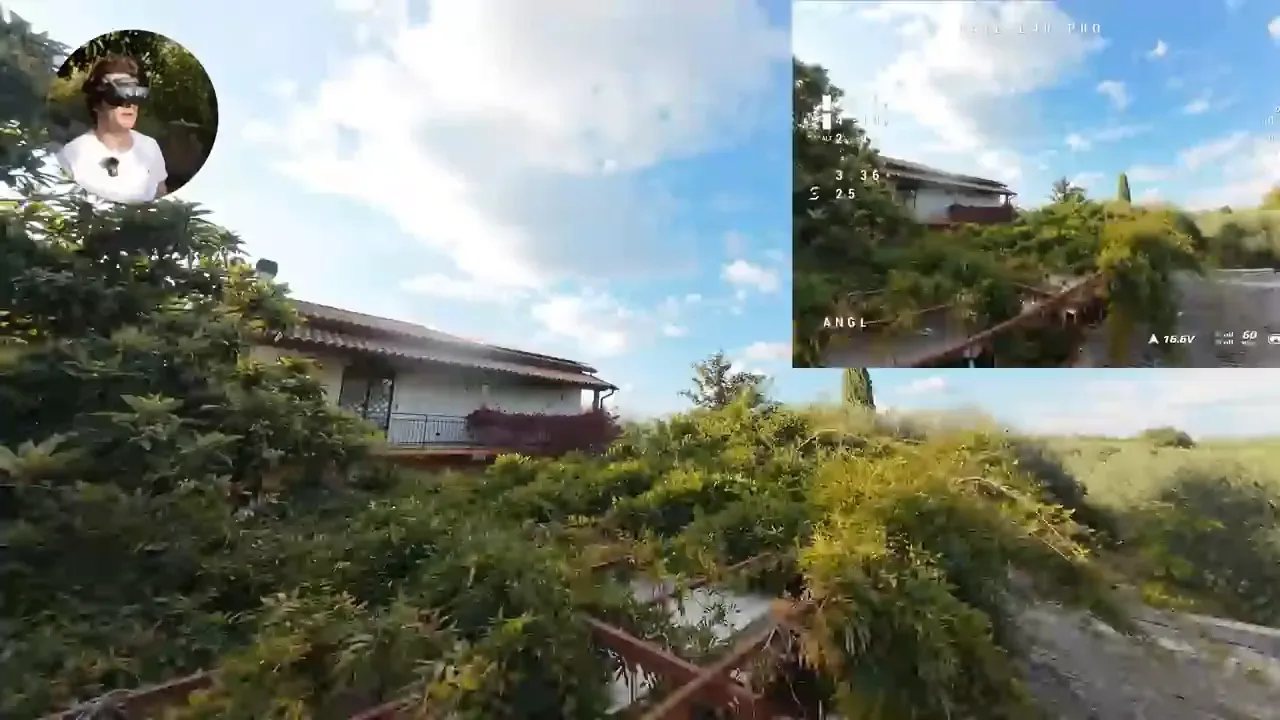 L40Pro hovering in angle mode during first flight