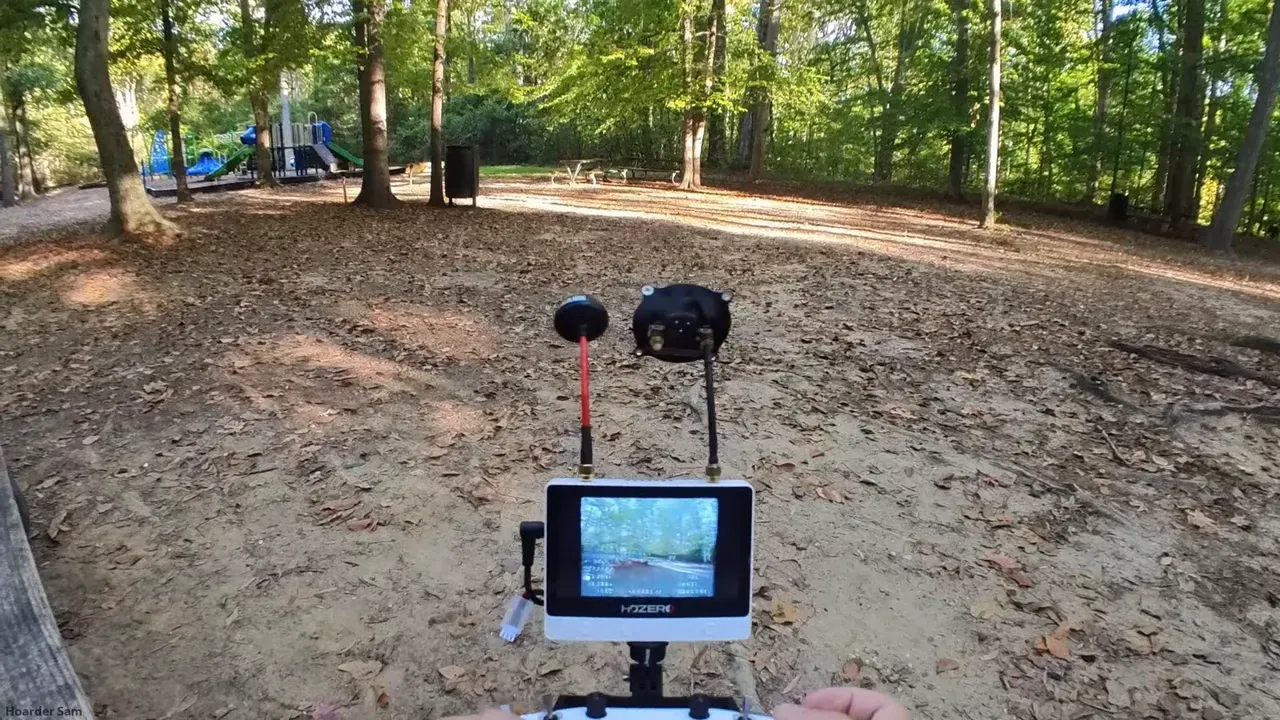 Pilot using monitor for takeoff