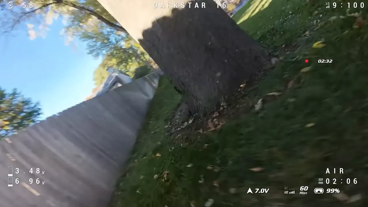 Crash photo showing connector damage