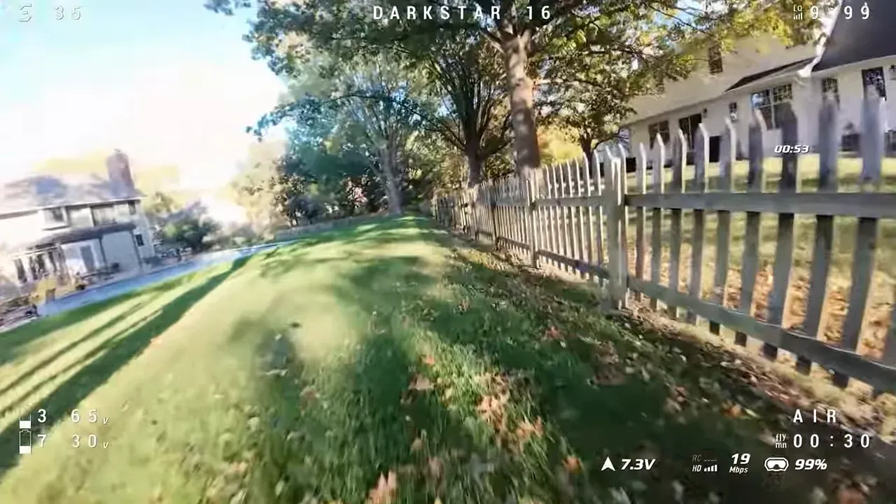 Freestyle footage showing limitations