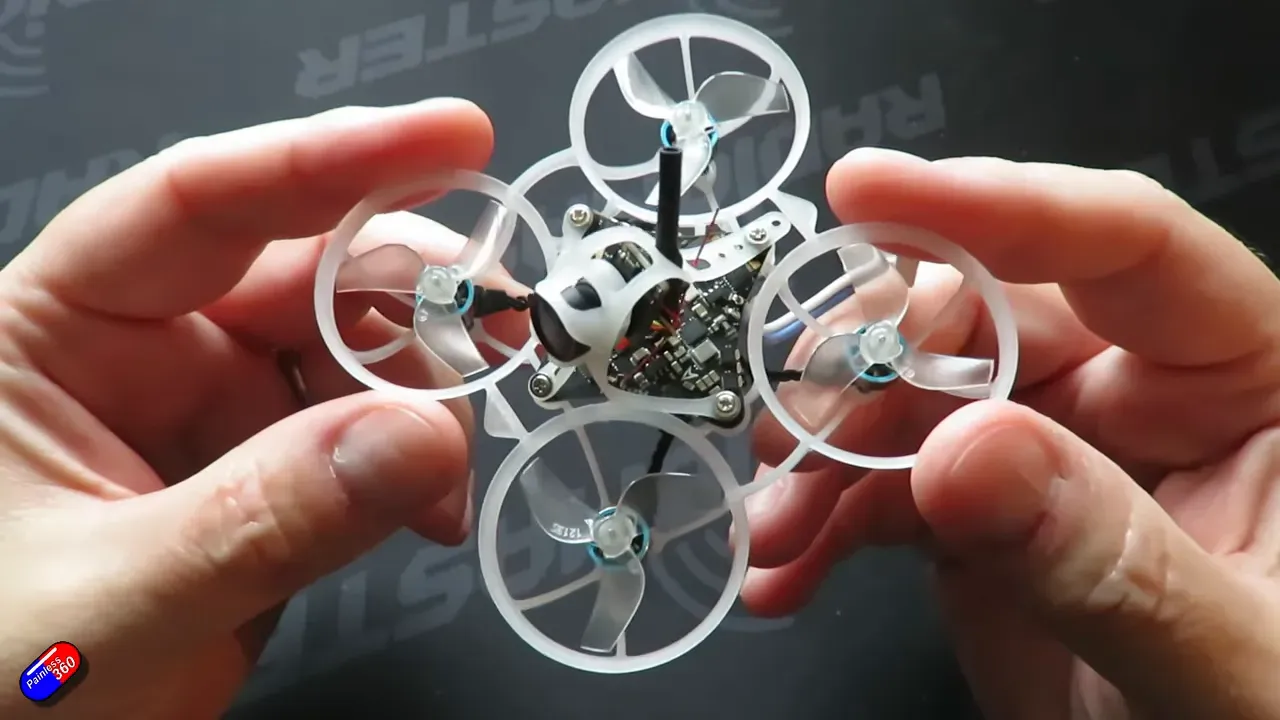 Air65 Wisp frame glowing faintly after exposure to light