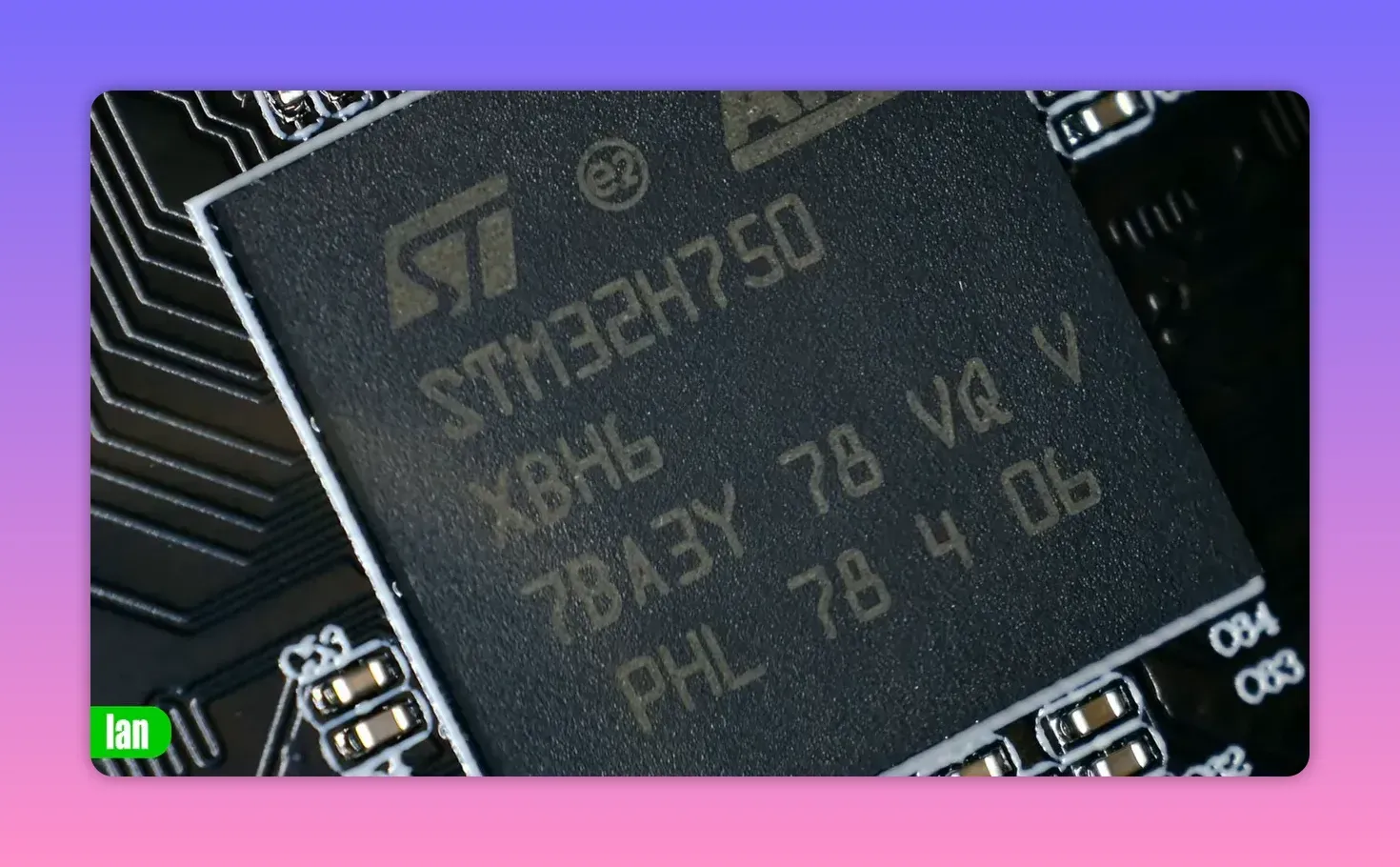 Clear close-up of the Jumper T15 Pro RF chip area marking and text