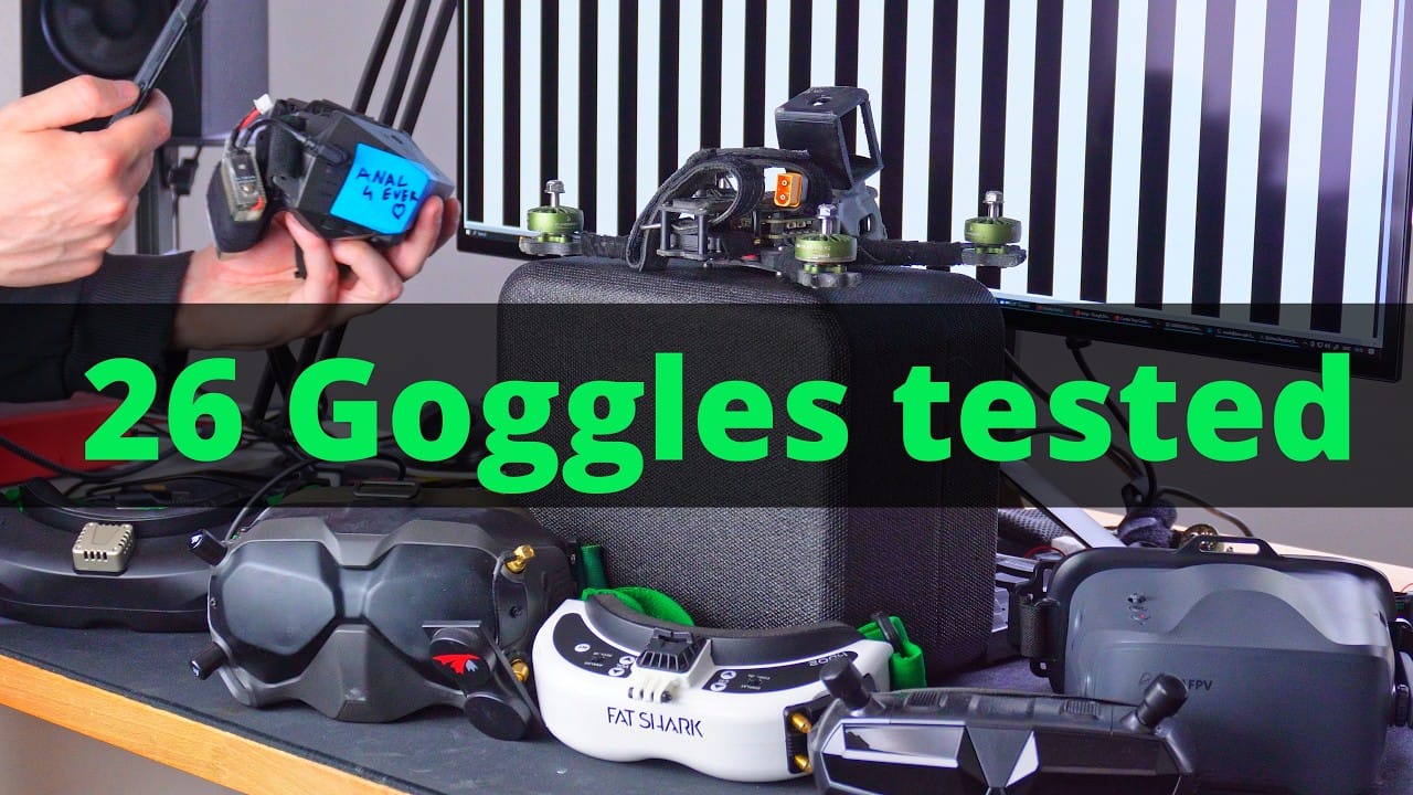 video thumbnail for 'FPV Goggle latency test'