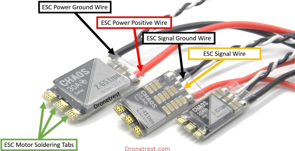 How To Connect Quadcopter Motors and ESC