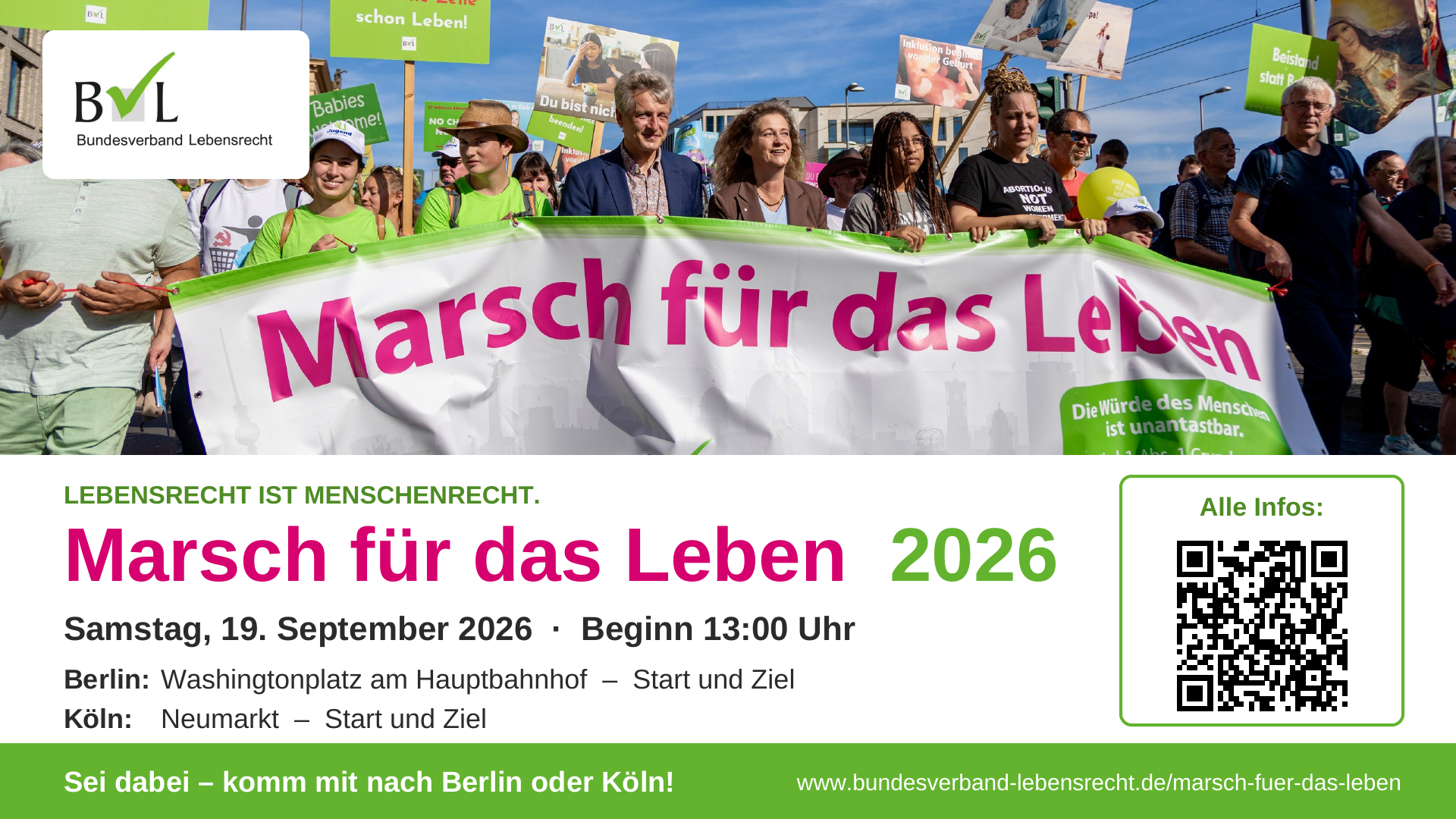 Marsch für das  Leben 2026
