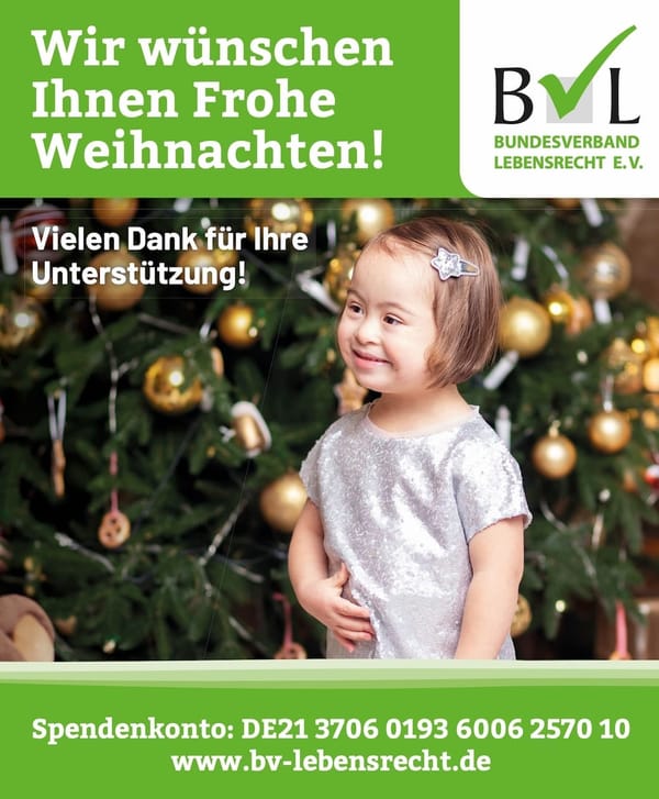 Frohe Weihnachten und ein gutes neues Jahr!