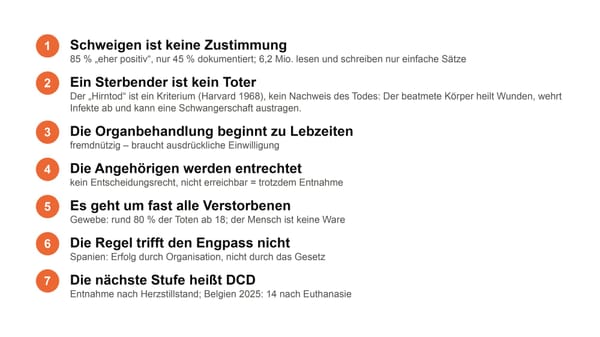 Nein zur Widerspruchsregelung