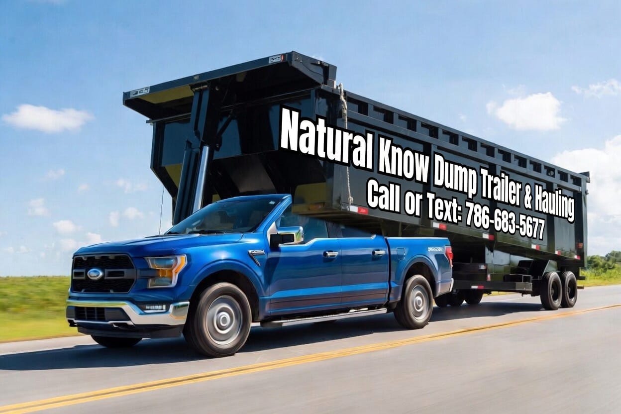 Natural know dump trailer junk removal 