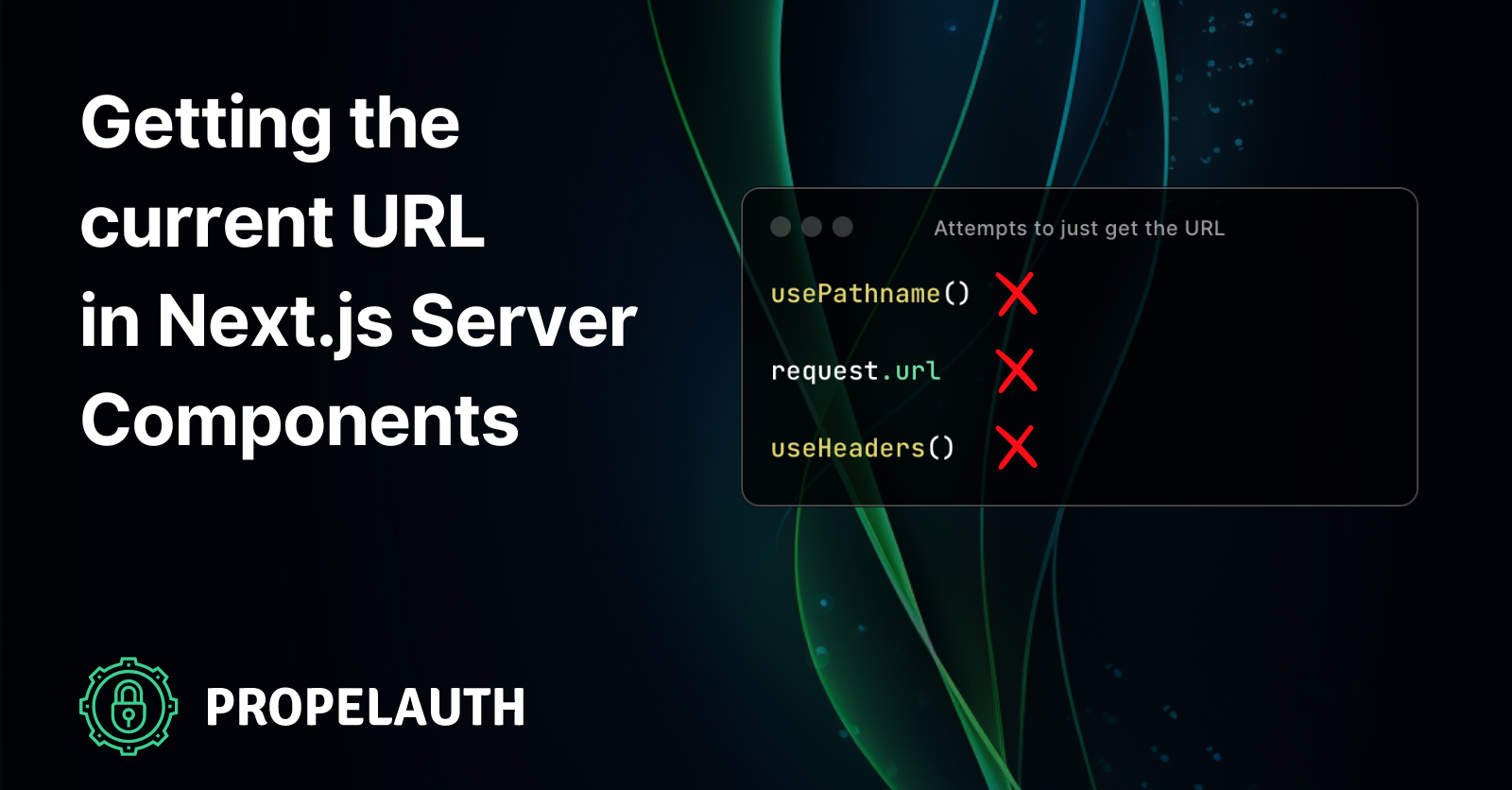 Getting the Current URL in Next.js Server Components